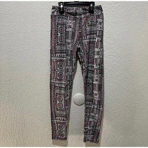 Girls Geometric Print Leggings